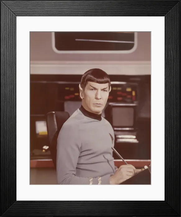 Framed Print : STAR TREK, Leonard Nimoy, 1966-1969