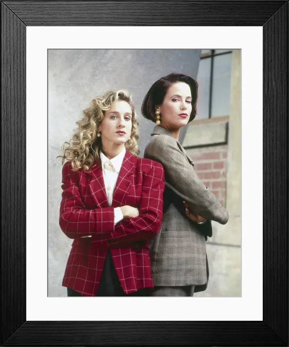 Framed Print : EQUAL JUSTICE, from left: Sarah Jessica Parker, Debrah Farentino, 1990-1991