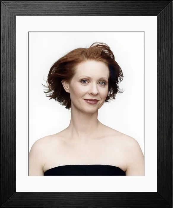 Framed Print : Cynthia Nixon, ca. mid-1990s
