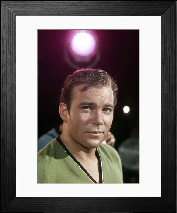 Framed Print : STAR TREK, William Shatner, on set, 1966-69