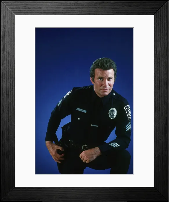 Framed Print : T.J. HOOKER, William Shatner, 1982-1987 Framed Print : T.J. HOOKER, William Shatner, 1982-1987