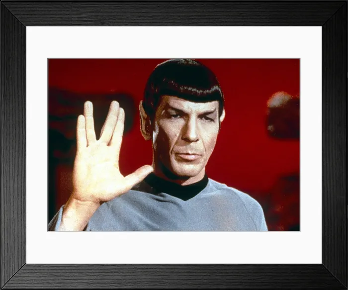 Framed Print : STAR TREK, Leonard Nimoy, 1966-69 Framed Print : STAR TREK, Leonard Nimoy, 1966-69