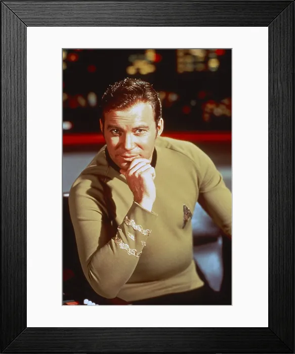 Framed Print : STAR TREK, William Shatner, 1966-69 Framed Print : STAR TREK, William Shatner, 1966-69