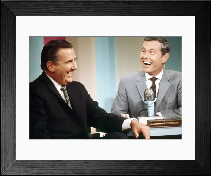 Framed Print : THE TONIGHT SHOW STARRING JOHNNY CARSON, from left: Ed McMahon, Johnny Carson, 1960s, (1962-1992) Framed Print : THE TONIGHT SHOW STARRING JOHNNY CARSON, from left: Ed McMahon, Johnny Carson, 1960s, (1962-1992)