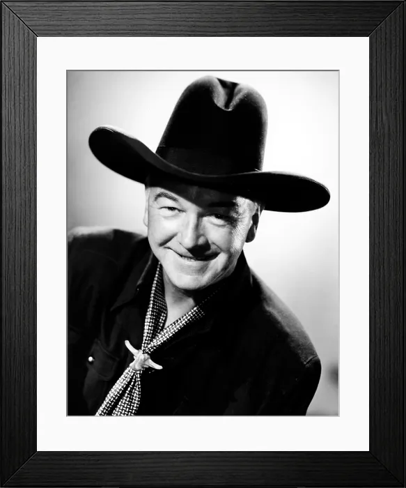 Framed Print : HOPALONG CASSIDY, William Boyd, (1952), 1952-1954