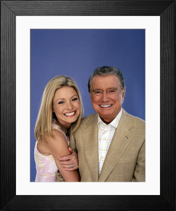 Framed Print : LIVE WITH REGIS AND KELLY, from left: Kelly Ripa, Regis Philbin, 2001-2011
