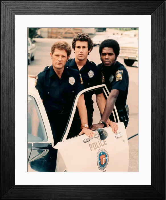 Framed Print : ROOKIES, Sam Melville, Michael Ontkean, Georg Stanford Brown, 1972-1976 Framed Print : ROOKIES, Sam Melville, Michael Ontkean, Georg Stanford Brown, 1972-1976