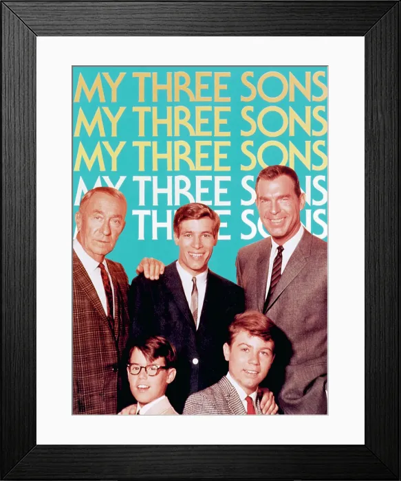 Framed Print : MY THREE SONS, William Demarest, Barry Livingston, Don Grady, Stanley Livingston, Fred MacMurray, 1960-1972