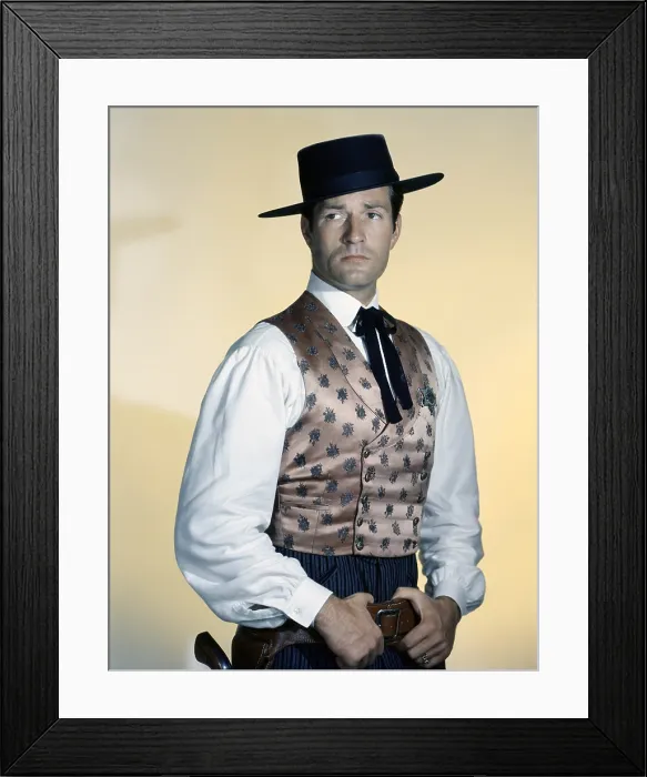 Framed Print : THE LIFE AND LEGEND OF WYATT EARP, Hugh O'Brian, 1955-61 Framed Print : THE LIFE AND LEGEND OF WYATT EARP, Hugh O'Brian, 1955-61