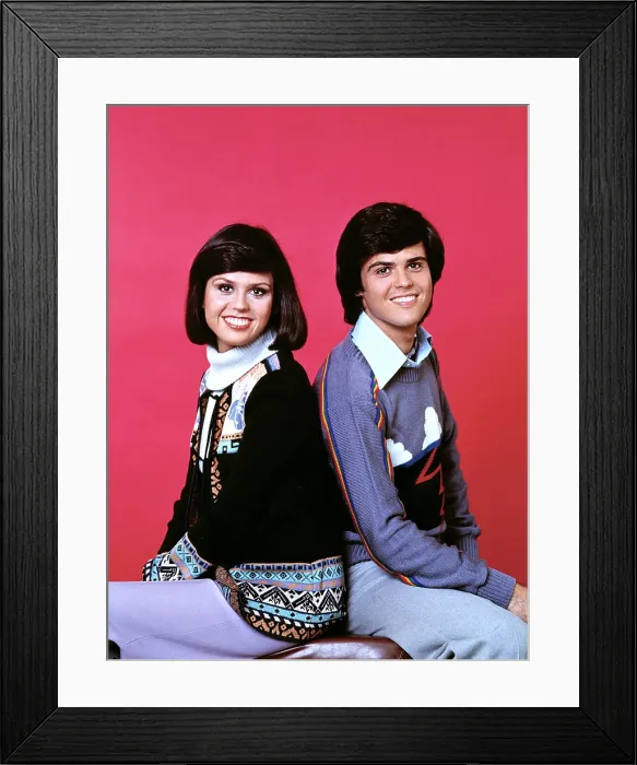 Framed Print : DONNY AND MARIE, Marie Osmond, Donny Osmond, 1976-1979