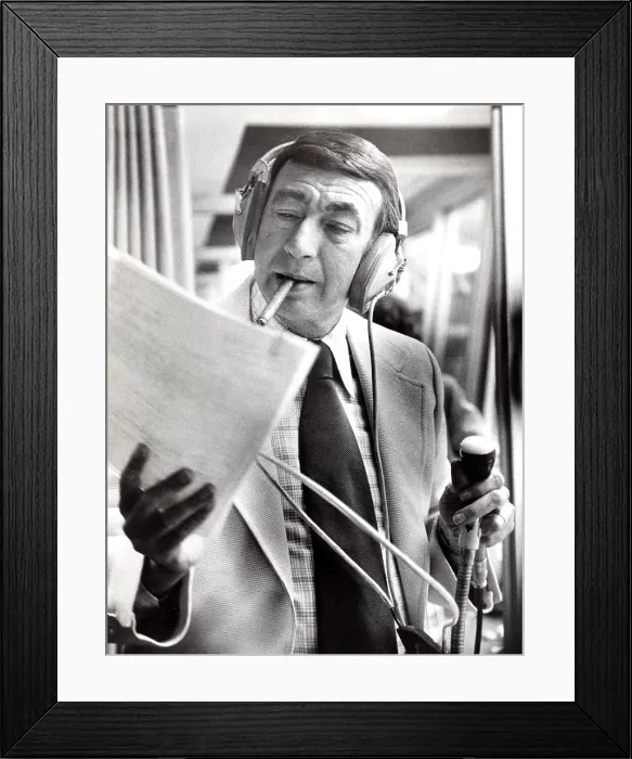 Framed Print : Howard Cosell, ca. 1980s