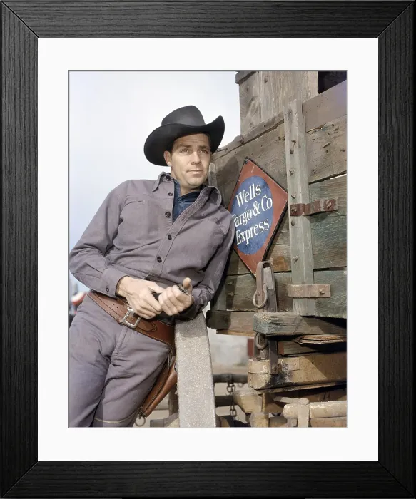 Framed Print : TALES OF WELLS FARGO, Dale Robertson, 1957-62 Framed Print : TALES OF WELLS FARGO, Dale Robertson, 1957-62