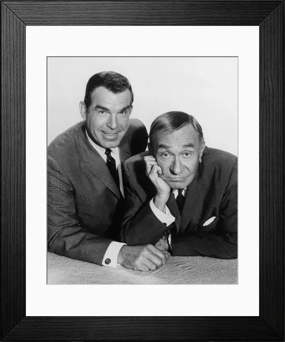 Framed Print : MY THREE SONS, Fred MacMurray, William Demarest, 1960-72 Framed Print : MY THREE SONS, Fred MacMurray, William Demarest, 1960-72