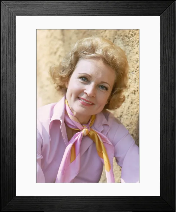 Framed Print : Betty White, 1974 Framed Print : Betty White, 1974