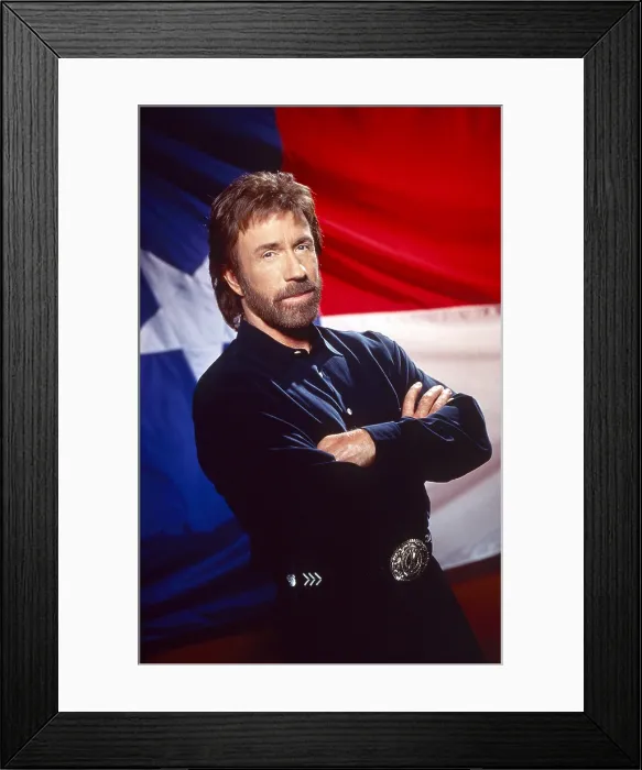 Framed Print : WALKER, TEXAS RANGER, Chuck Norris, 1994, (1993-2001)