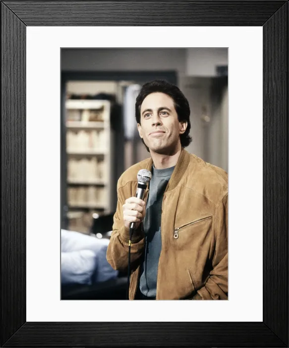 Framed Print : SEINFELD, Jerry Seinfeld in The Seinfeld Chronicles, (Season 1, episode 101, aired April 5, 1989), 1990-1998