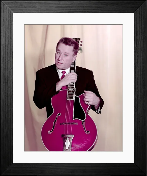 Framed Print : George Gobel, host of THE GEORGE GOBEL SHOW, ca. mid-1950s Framed Print : George Gobel, host of THE GEORGE GOBEL SHOW, ca. mid-1950s