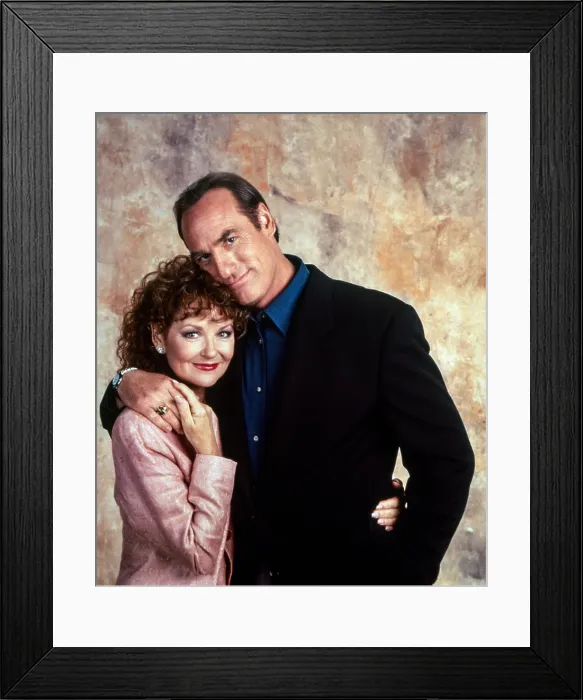 Framed Print : COACH, from left: Shelley Fabares, Craig T. Nelson (season 6, 1993), 1989-1997