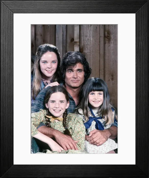Framed Print : LITTLE HOUSE ON THE PRAIRIE, from left: Melissa Sue Anderson (top), Melissa Gilbert, Michael Landon, Lindsay / Sidney Greenbush, 1974-83 Framed Print : LITTLE HOUSE ON THE PRAIRIE, from left: Melissa Sue Anderson (top), Melissa Gilbert, Michael Landon, Lindsay / Sidney Greenbush, 1974-83