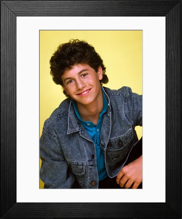 Framed Print : GROWING PAINS, Kirk Cameron (1986), 1985-1992