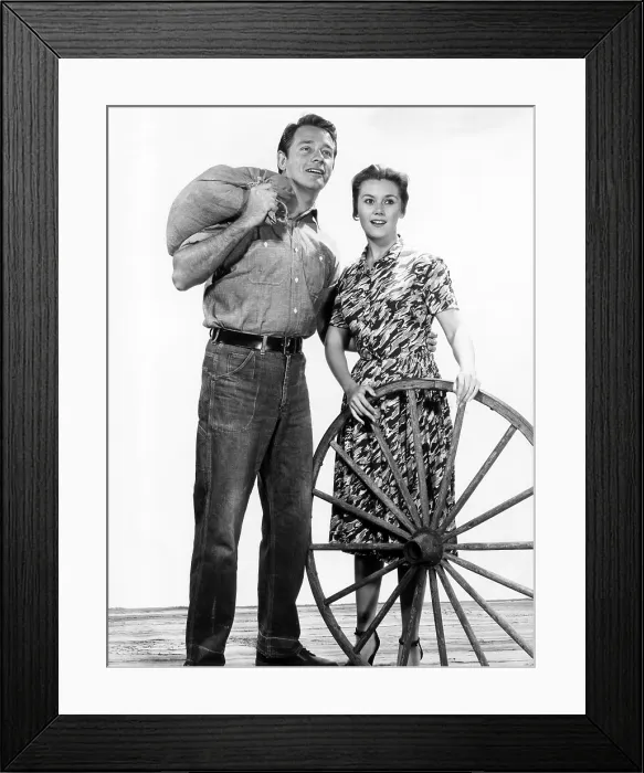 Framed Print : THE REAL McCOYS, Richard Crenna, Kathleen Nolan (aka Kathy Nolan), (ca. 1959), 1957-63
