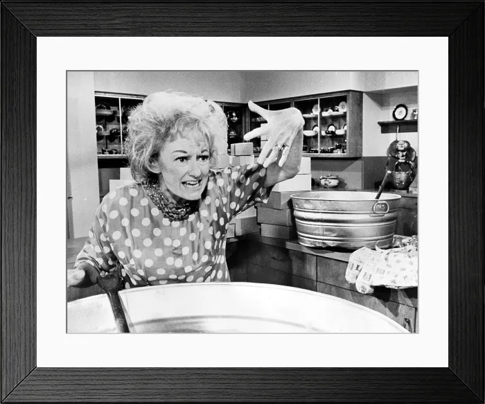Framed Print : THE PRUITTS OF SOUTHAMPTON, Phyllis Diller, 1966-67