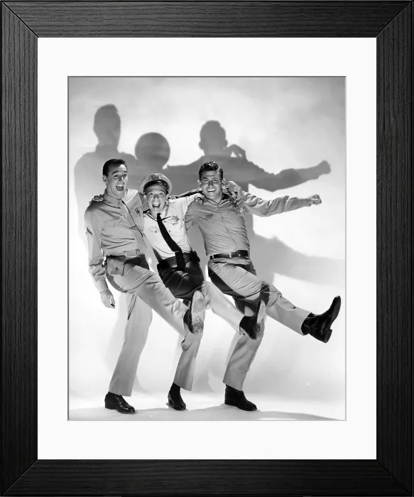 Framed Print : THE ANDY GRIFFITH SHOW, from left: Jim Nabors, Don Knotts, Andy Griffith, 1960-1968