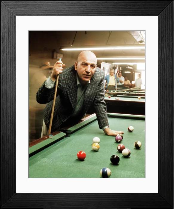 Framed Print : KOJAK, Telly Savalas, 1973-78