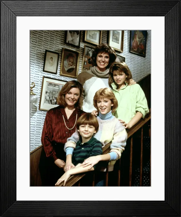 Framed Print : KATE & ALLIE, (clockwise from top): Susan Saint James, Ari Meyers, Allison Smith, Frederick Koehler, Jane Curtin, (Season 1), 1984-89 Framed Print : KATE & ALLIE, (clockwise from top): Susan Saint James, Ari Meyers, Allison Smith, Frederick Koehler, Jane Curtin, (Season 1), 1984-89