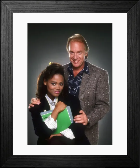 Framed Print : HEAD OF THE CLASS, from left: Robin Givens, Howard Hesseman, 1986, 1986-1991 Framed Print : HEAD OF THE CLASS, from left: Robin Givens, Howard Hesseman, 1986, 1986-1991