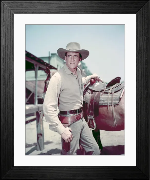Framed Print : GUNSMOKE, James Arness, (ca. Season 2, 1957), 1955-1975