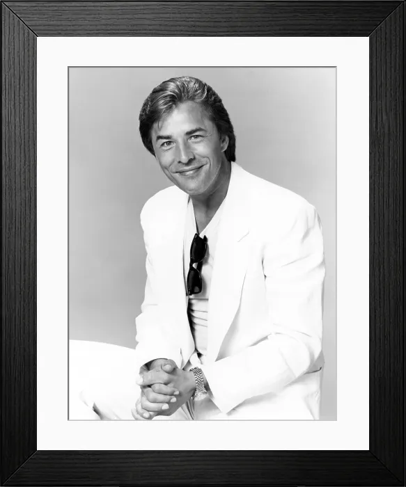 Framed Print : MIAMI VICE, Don Johnson, (1984), 1984-1989