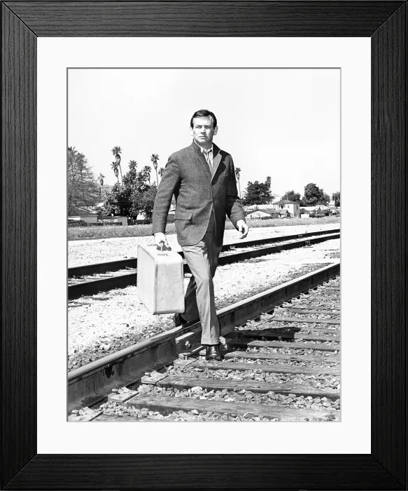 Framed Print : THE FUGITIVE, David Janssen, 1963-1967