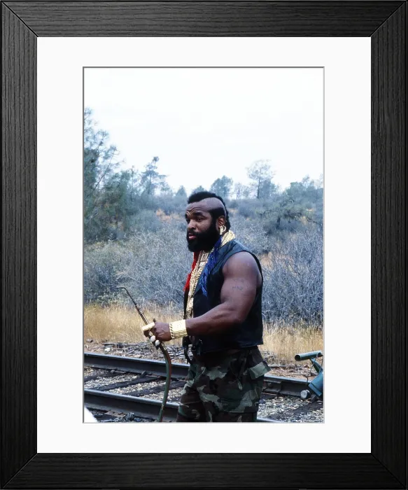 Framed Print : THE A-TEAM, Mr. T, (1983), 1983-1987 Framed Print : THE A-TEAM, Mr. T, (1983), 1983-1987