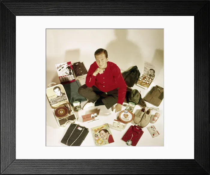 Framed Print : Pat Boone surrounded by Pat Boone souvenirs for his fans, circa 1957. h: Curt Gunther Framed Print : Pat Boone surrounded by Pat Boone souvenirs for his fans, circa 1957. h: Curt Gunther