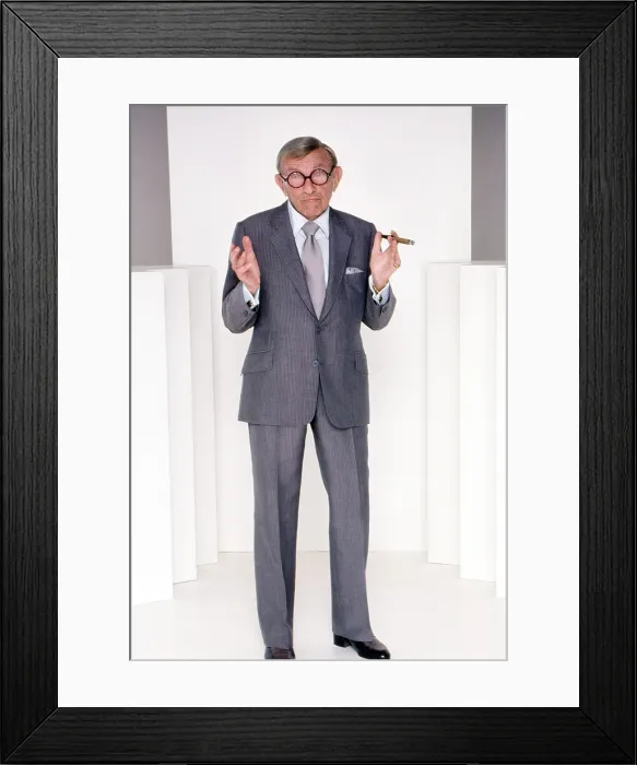 Framed Print : George Burns, June 1985 Framed Print : George Burns, June 1985