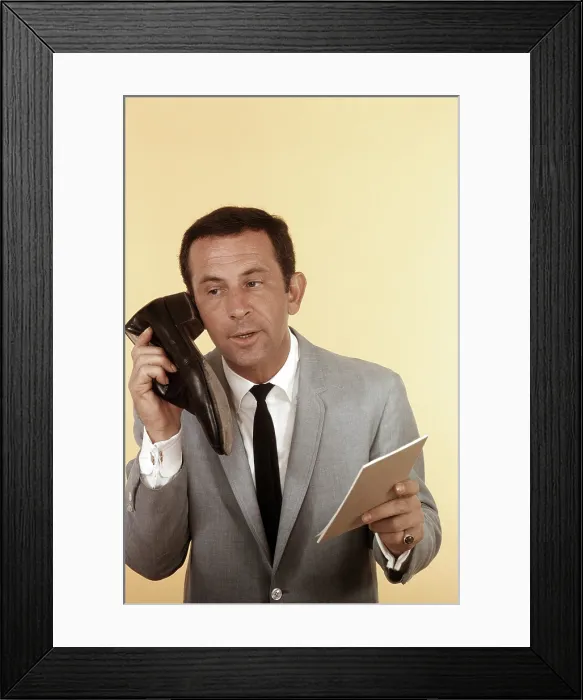 Framed Print : GET SMART, Don Adams, 1965-70 (1965 photo) Framed Print : GET SMART, Don Adams, 1965-70 (1965 photo)