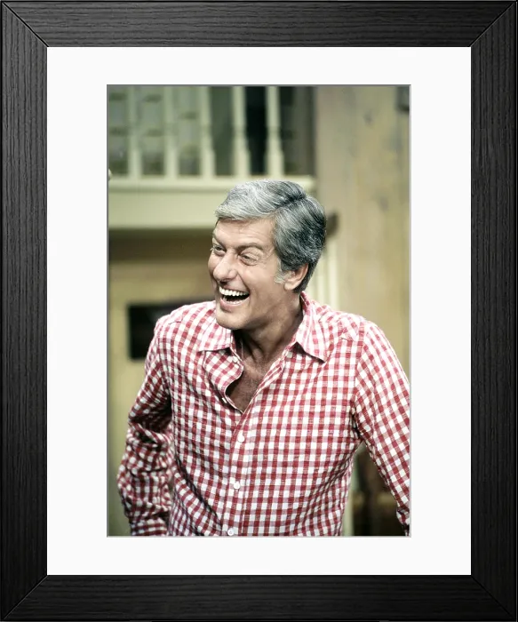 Framed Print : THE NEW DICK VAN DYKE SHOW, Dick Van Dyke, on-set for One of the Boys, aired September 24, 1973