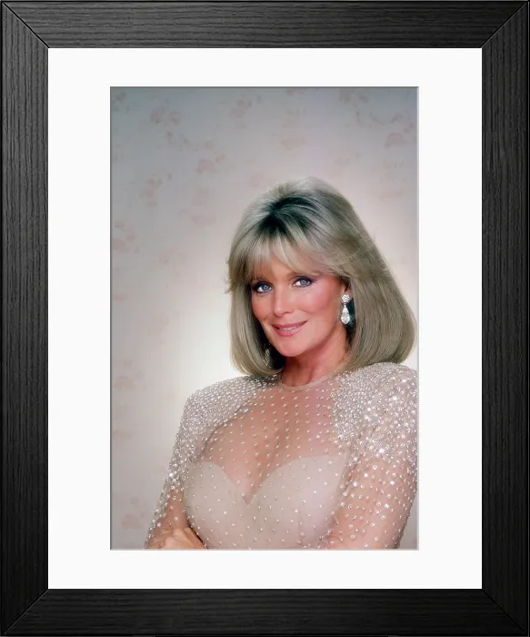 Framed Print : DYNASTY, Linda Evans, (1985), 1981-89