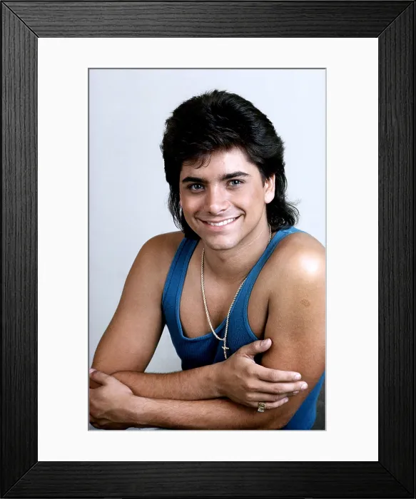 Framed Print : John Stamos, 1984 Framed Print : John Stamos, 1984