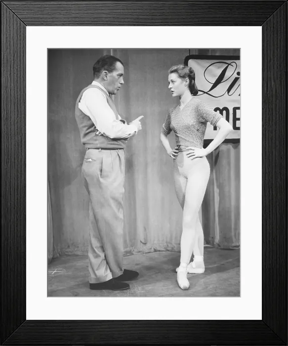 Framed Print : THE ED SULLIVAN SHOW, (aka TALK OF THE TOWN), from left: Ed Sullivan (host), Moira Shearer (ballerina), (Season 4, episode 418, aired January 14, 1951), rehearsal, 1948-1971