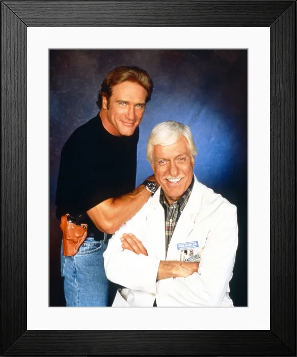 Framed Print : DIAGNOSIS MURDER, from left: Barry Van Dyke, Dick Van Dyke, 1993-2001 Framed Print : DIAGNOSIS MURDER, from left: Barry Van Dyke, Dick Van Dyke, 1993-2001