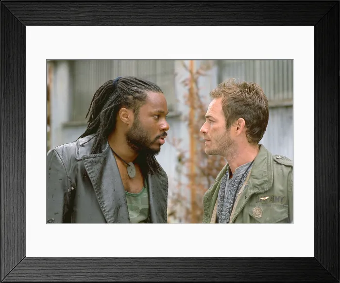 Framed Print : JEREMIAH, Malcolm-Jamal Warner, Luke Perry, 2002-04