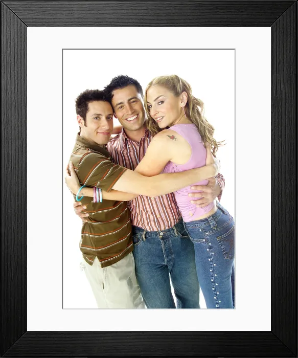 Framed Print : JOEY, Paulo Costanzo, Matt LeBlanc, Drea de Matteo, (Season 2), 2004-06