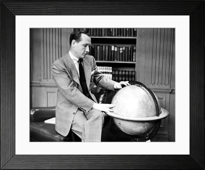 Framed Print : WATCH THE WORLD, John Cameron Swayze, 1950