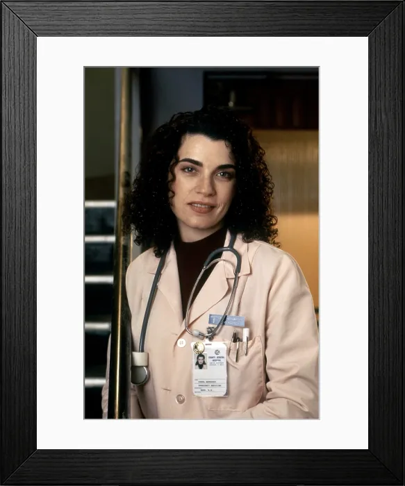 Framed Print : ER, (aka E.R.), Julianna Margulies, 1994-2009 (ca. 1997 photo)