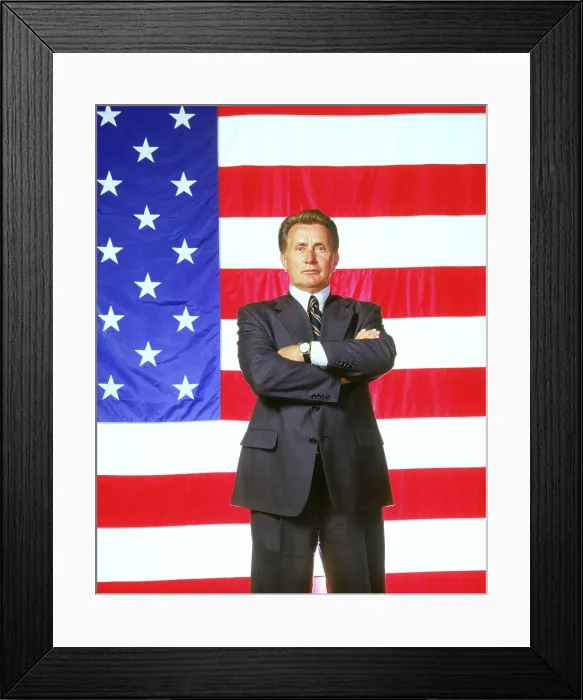 Framed Print : THE WEST WING, Martin Sheen, 1999