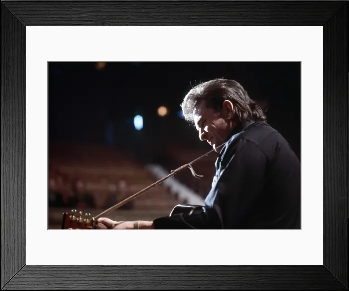 Framed Print : THE JOHNNY CASH SHOW, Johnny Cash onstage, rehearsal, (Season 1, ep. 127, aired April 8, 1970), 1969-1971 Framed Print : THE JOHNNY CASH SHOW, Johnny Cash onstage, rehearsal, (Season 1, ep. 127, aired April 8, 1970), 1969-1971