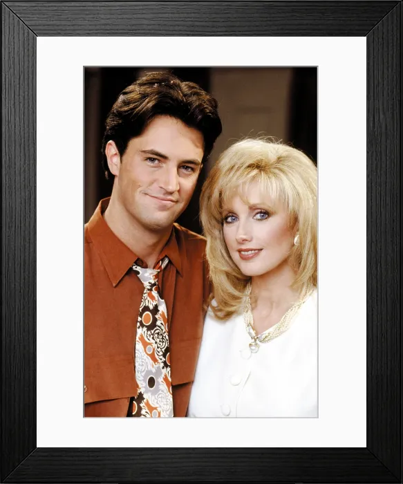 Framed Print : FRIENDS, Matthew Perry, Morgan Fairchild, (Season 1), 1994-2004