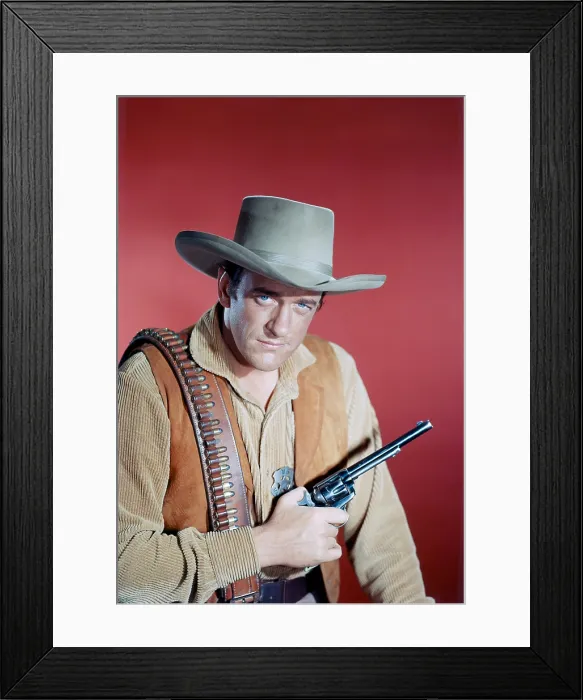 Framed Print : GUNSMOKE, James Arness, (Season 2, 1957), 1955-1975